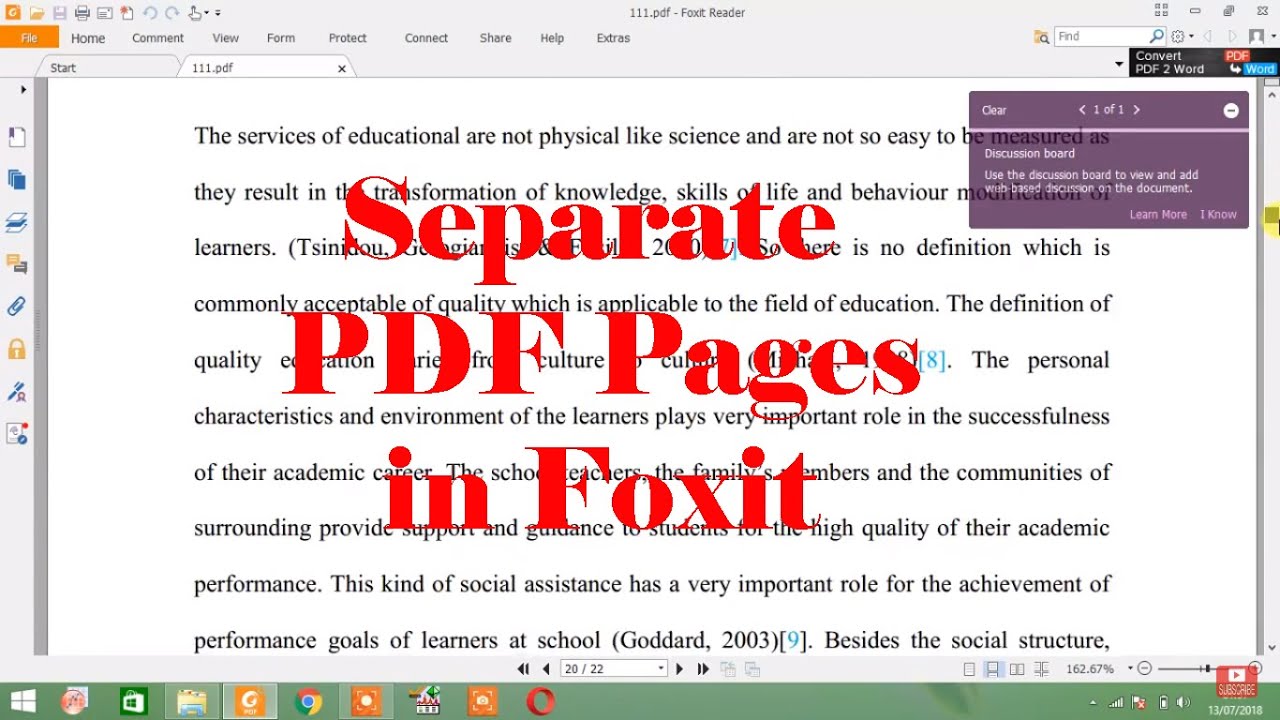 How to rearrange pages in foxit reader